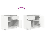 Sideboard with Drawer White 71x35x65 cm Engineered Wood
