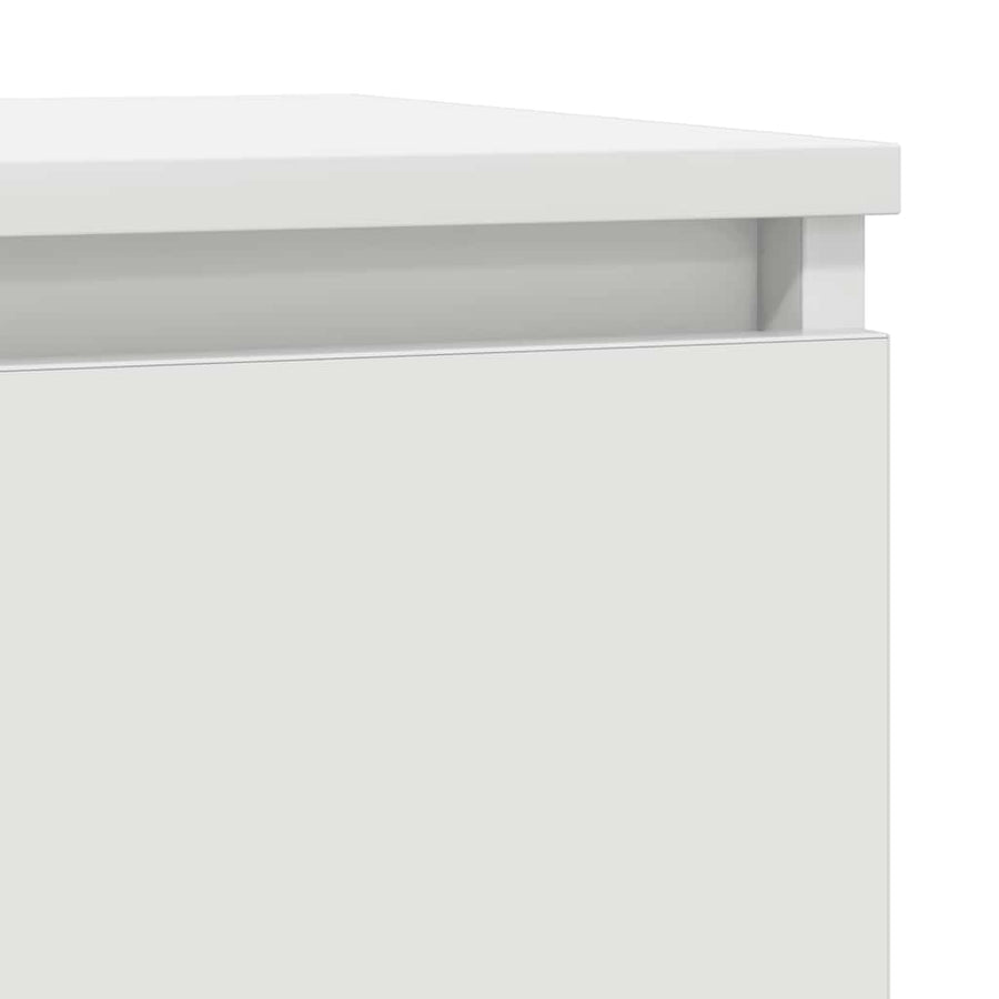Sideboard with Drawer White 71x35x65 cm Engineered Wood