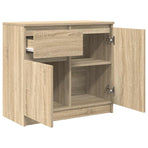 Sideboard with Drawer Sonoma Oak 71x35x65 cm Engineered Wood