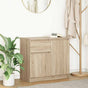 Sideboard with Drawer Sonoma Oak 71x35x65 cm Engineered Wood