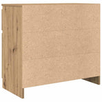 Sideboard with Drawer Artisan Oak 71x35x65 cm Engineered Wood