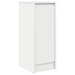 Sideboard White 29.5x34x76 cm Engineered Wood