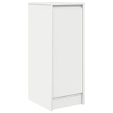 Sideboard White 29.5x34x76 cm Engineered Wood - Front View