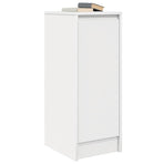 Sideboard White 29.5x34x76 cm Engineered Wood