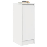 Sideboard White 29.5x34x76 cm Engineered Wood - Top-Down View