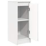 Sideboard White 29.5x34x76 cm Engineered Wood - 45-Degree Angle