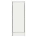 Sideboard White 29.5x34x76 cm Engineered Wood - Rear View