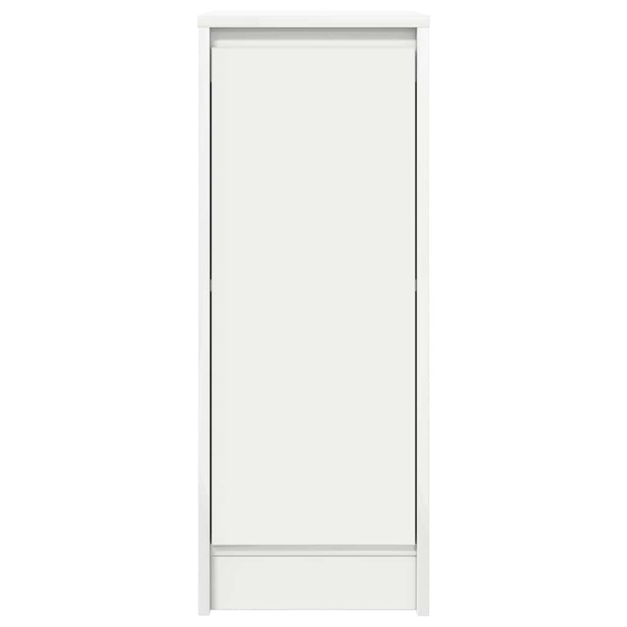 Sideboard White 29.5x34x76 cm Engineered Wood