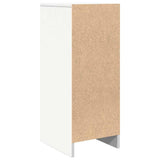 Sideboard White 29.5x34x76 cm Engineered Wood - Low Angle