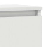 Sideboard White 29.5x34x76 cm Engineered Wood