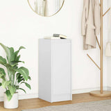 Sideboard White 29.5x34x76 cm Engineered Wood