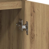 Sideboard Artisan Oak 29.5x34x76 cm Engineered Wood - Extra Image