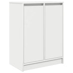 Sideboard White 57x34x76 cm Engineered Wood