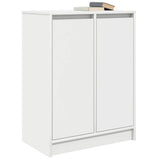 Sideboard White 57x34x76 cm Engineered Wood - Top-Down View