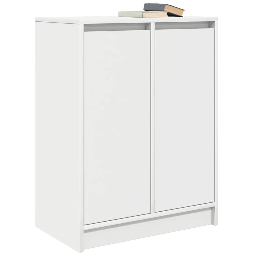 Sideboard White 57x34x76 cm Engineered Wood