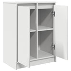Sideboard White 57x34x76 cm Engineered Wood
