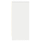 Sideboard White 57x34x76 cm Engineered Wood
