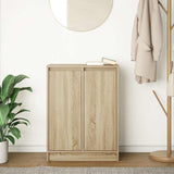 Sideboard Sonoma Oak 57x34x76 cm Engineered Wood - Side View