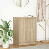 Sideboard Sonoma Oak 57x34x76 cm Engineered Wood