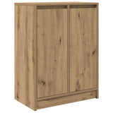 Sideboard Artisan Oak 57x34x76 cm Engineered Wood - Front View
