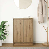 Sideboard Artisan Oak 57x34x76 cm Engineered Wood - Side View