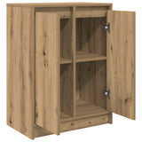 Sideboard Artisan Oak 57x34x76 cm Engineered Wood - 45-Degree Angle