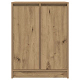 Sideboard Artisan Oak 57x34x76 cm Engineered Wood - Rear View