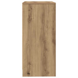 Sideboard Artisan Oak 57x34x76 cm Engineered Wood - Close-Up Angle