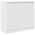 Sideboard White 85x34x76 cm Engineered Wood