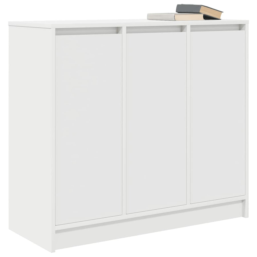 Sideboard White 85x34x76 cm Engineered Wood