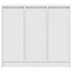 Sideboard White 85x34x76 cm Engineered Wood