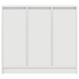 Sideboard White 85x34x76 cm Engineered Wood - Rear View