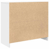 Sideboard White 85x34x76 cm Engineered Wood