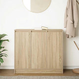 Sideboard Sonoma Oak 85x34x76 cm Engineered Wood - Side View