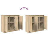 Sideboard Sonoma Oak 85x34x76 cm Engineered Wood - Extra Image