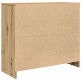Sideboard Artisan Oak 85x34x76 cm Engineered Wood - Low Angle