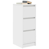 Sideboard White 29.5x34x76 cm Engineered Wood - Top-Down View