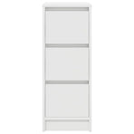 Sideboard White 29.5x34x76 cm Engineered Wood