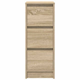 Sideboard Sonoma Oak 29.5x34x76 cm Engineered Wood - Rear View