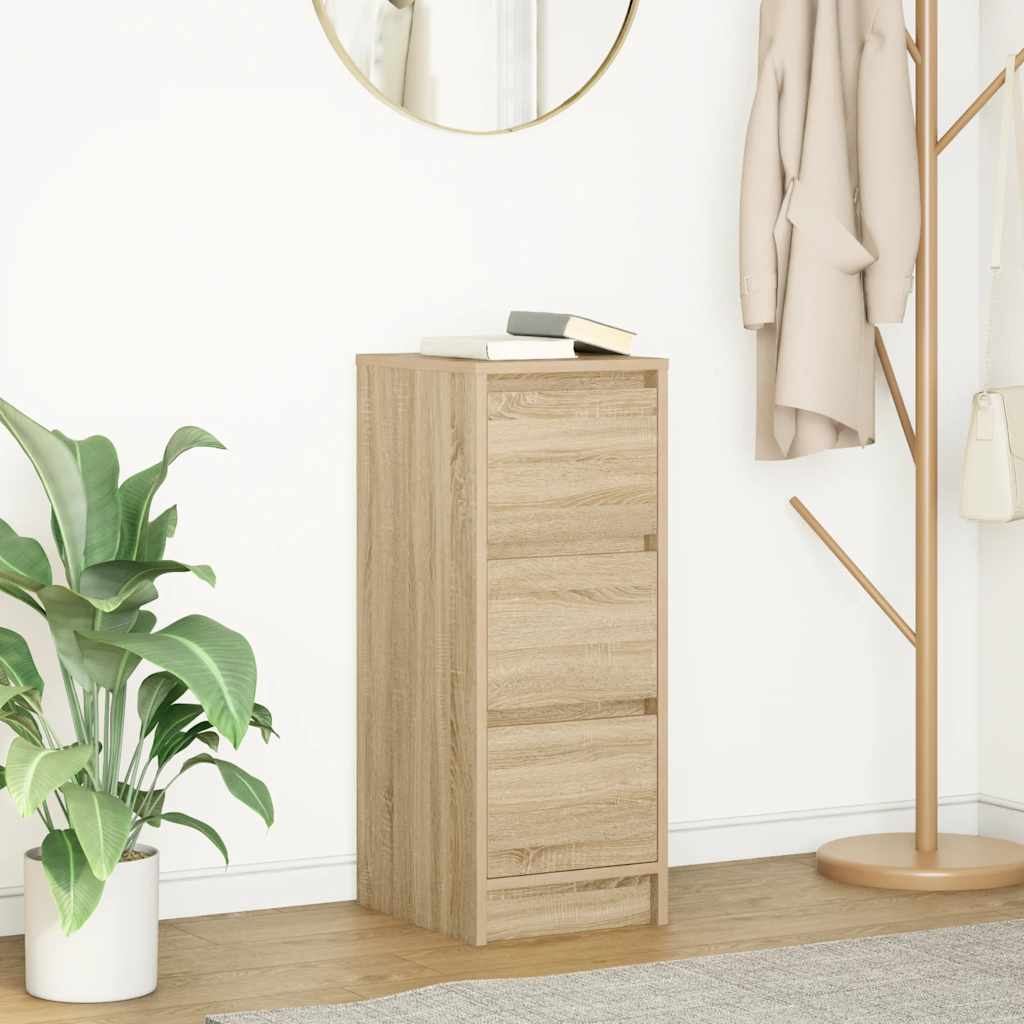 Sideboard Sonoma Oak 29.5x34x76 cm Engineered Wood