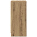 Sideboard Artisan Oak 29.5x34x76 cm Engineered Wood - Close-Up Angle