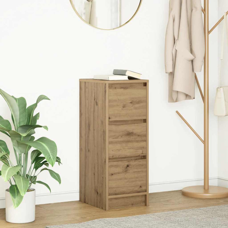 Sideboard Artisan Oak 29.5x34x76 cm Engineered Wood