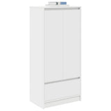 Cabinet with Drawer White 55.5x34x119.5 cm Engineered Wood