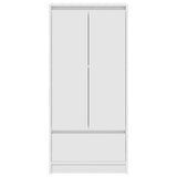 Cabinet with Drawer White 55.5x34x119.5 cm Engineered Wood