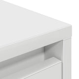 Cabinet with Drawer White 55.5x34x119.5 cm Engineered Wood - Extra Image
