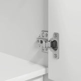 Cabinet with Drawer White 55.5x34x119.5 cm Engineered Wood - Extra Image