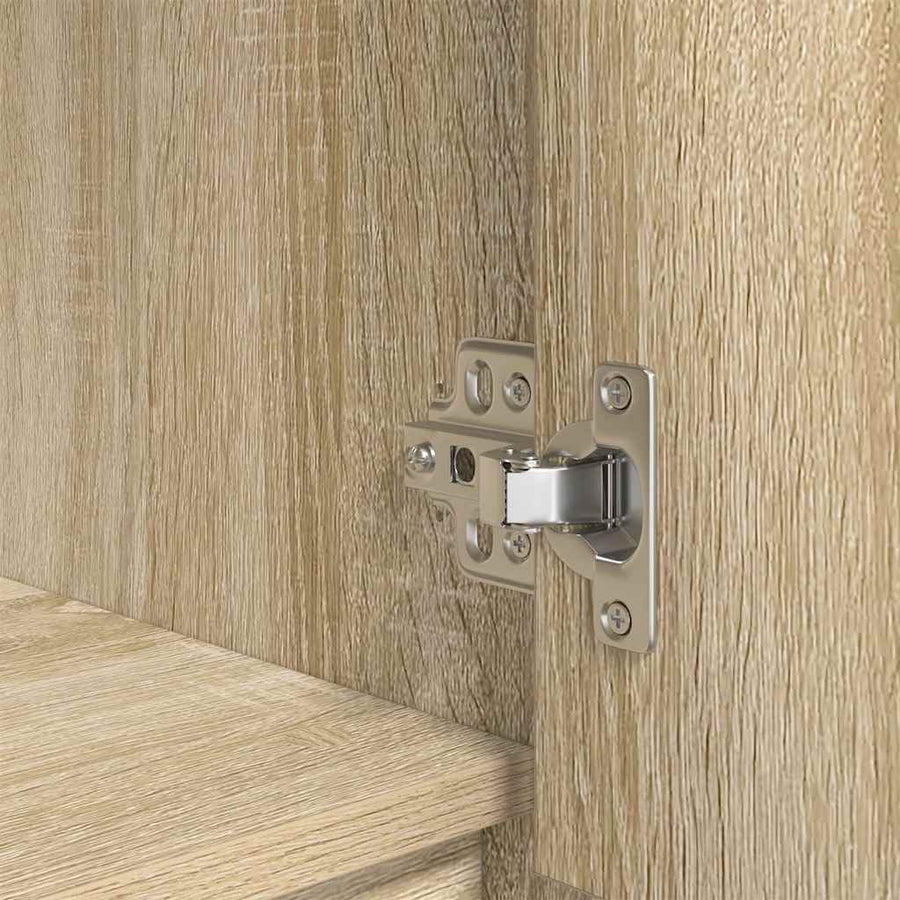 Cabinet with Drawer Sonoma Oak 55.5x34x119.5 cm Engineered Wood