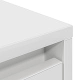 Highboard White 29.5x34x119.5 cm Engineered Wood - Extra Image