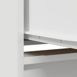 Highboard White 29.5x34x119.5 cm Engineered Wood - Extra Image
