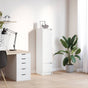 Highboard White 29.5x34x119.5 cm Engineered Wood